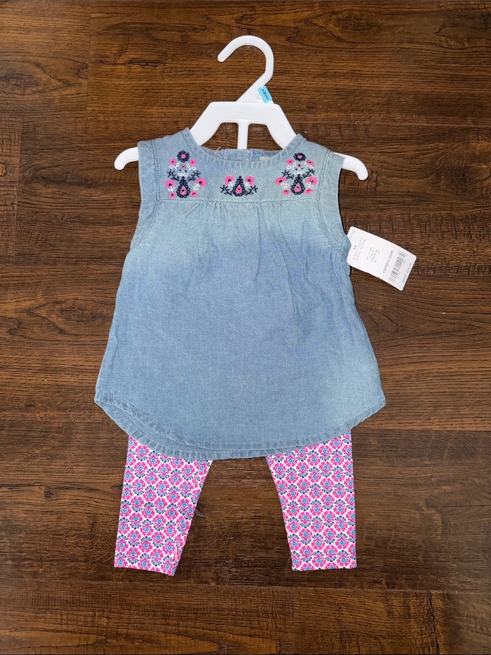 Carters 6 Month Old 2 Piece Baby Girls Outfit